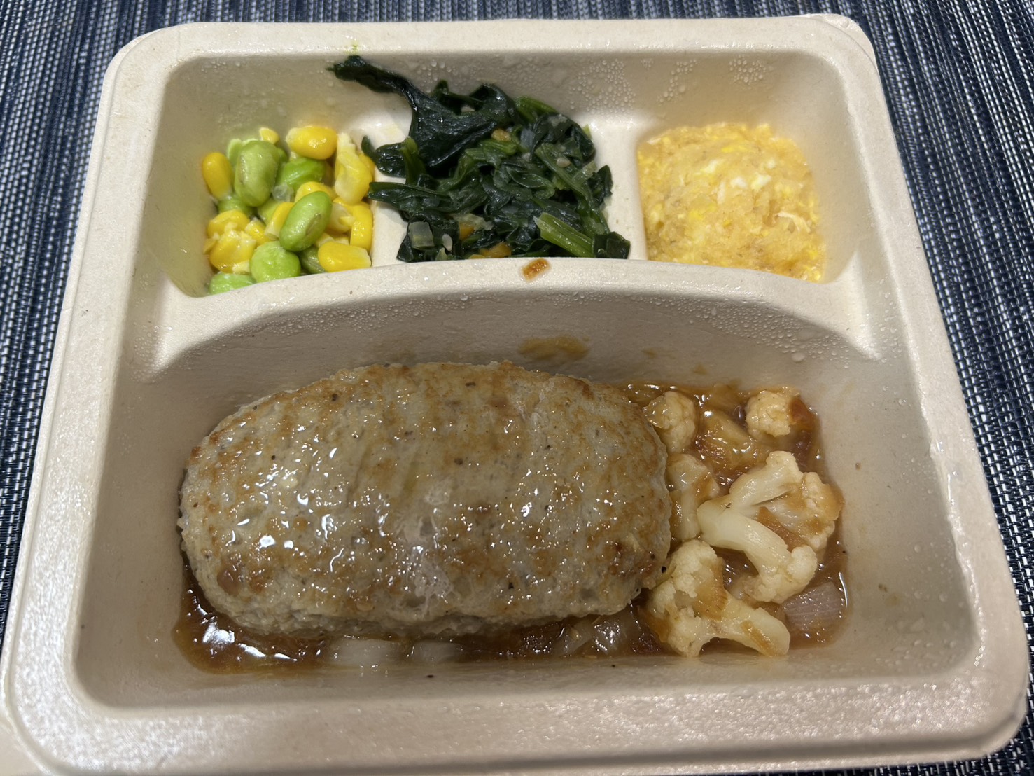 【実物写真】nosh「オニオングリルハンバーグ」を管理栄養士がレビュー