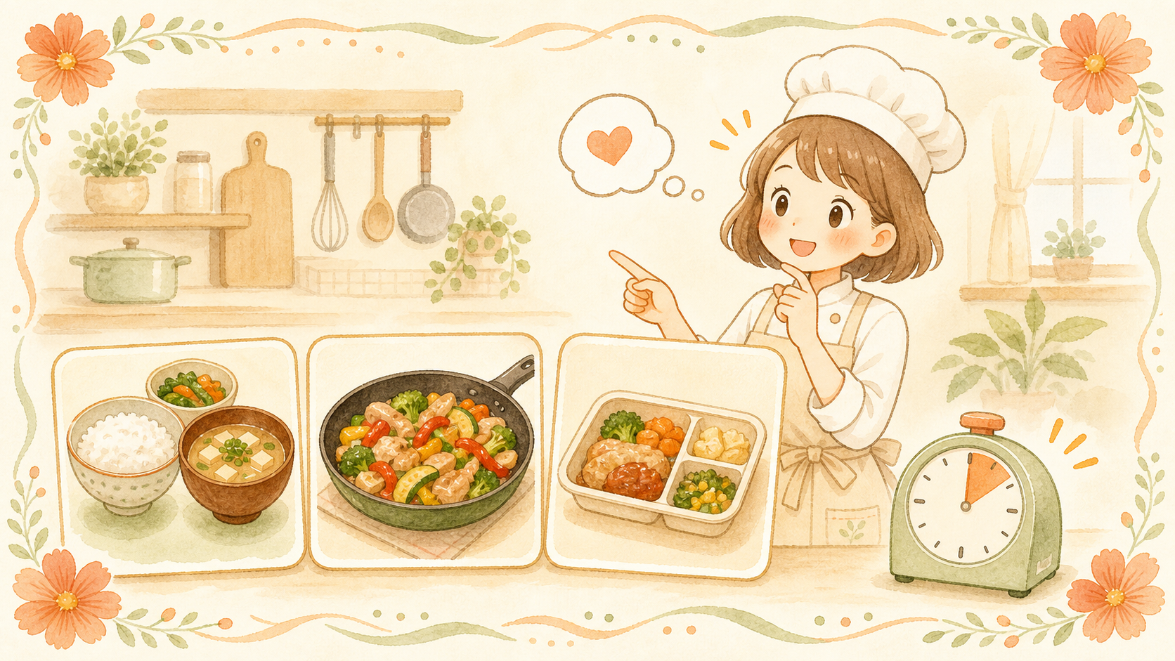 今日の夕飯、どうする？30秒診断