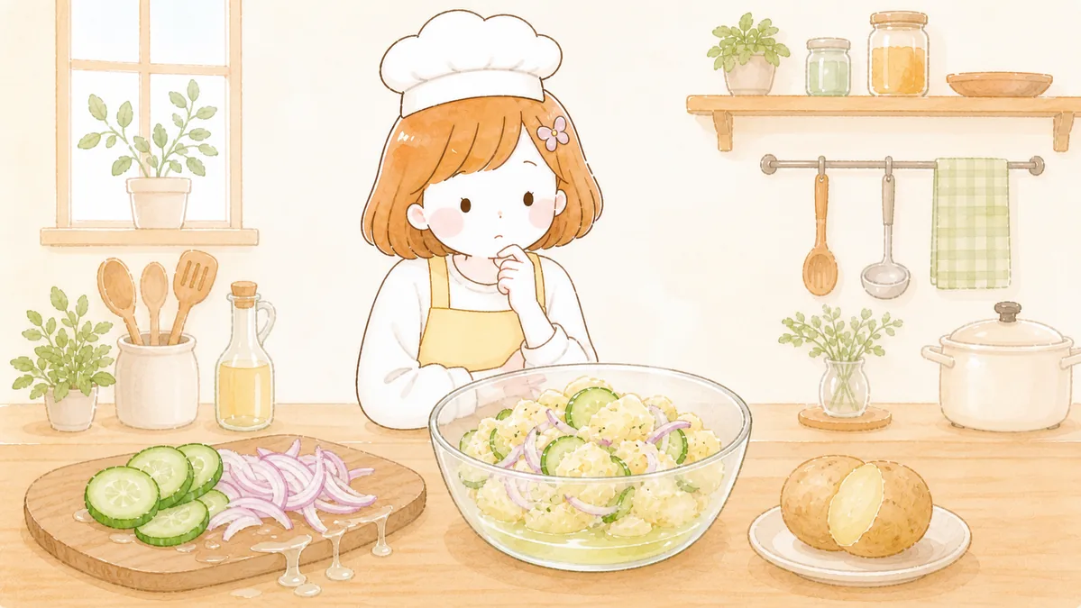 ポテトサラダが翌日水っぽくなるのはなぜ？水の出どころは、じゃがいもではありません