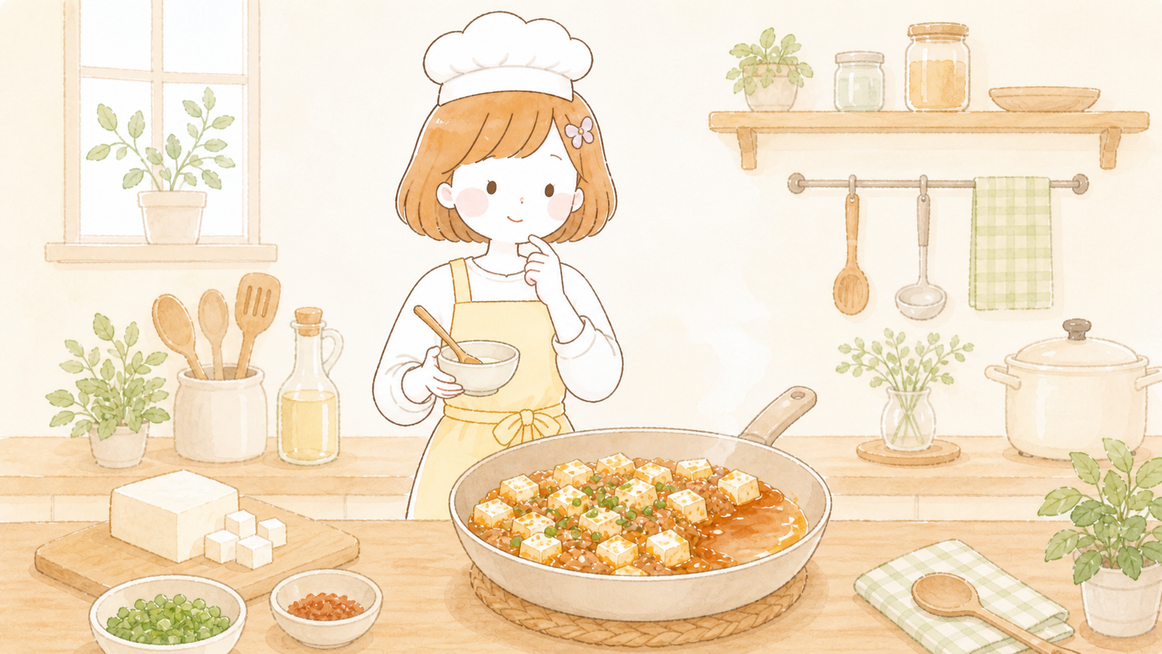 麻婆豆腐が水っぽくなるのはなぜ？豆腐から出る水と、消えるとろみは別の話です